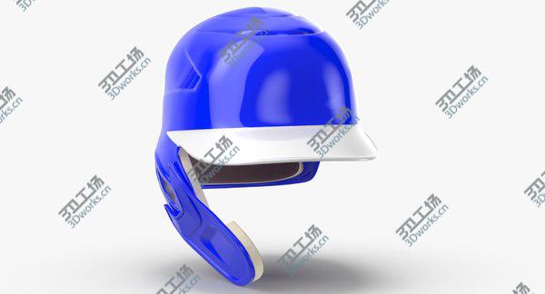 images/goods_img/20210312/Baseball Helmet C flap Blue 3D model/4.jpg
